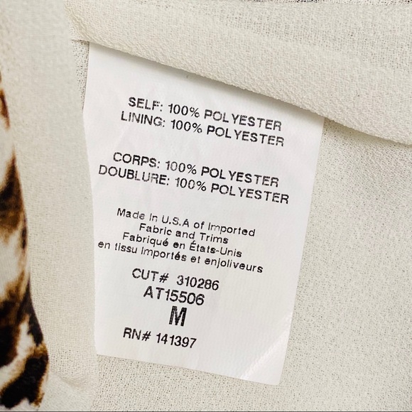 ASTR Leopard Print Blouse Sz. M - Picture 6 of 6